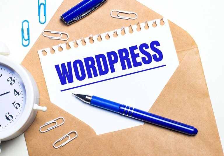 Helpful Tips About WordPress That Simple To Follow Light Background Craft Envelope Alarm Clock Paper Clips Blue Pen Sheet Paper With Text WordPress Scaled 1 768x534